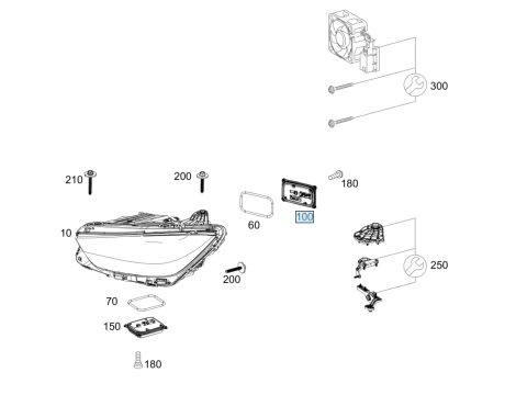 NEUE ORIGINAL MODUL LED STEUERGERÄT MERCEDES GLC CLA W118 W177 GLE W167 W213 W247 W290 GT A2139002834 - 6