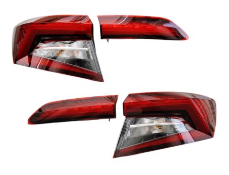 4X NEUE ORIGINAL SKODA KAROQ RÜCKLEUCHTEN 57A945308 57A945307 57A945207 57A945208