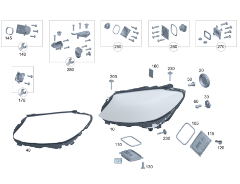 NEU OE LED STEUERGERÄT MODUL MERCEDES A W177 B W247 C W205 E W213 CLA GLC GLE W167 A2479003603 - 3