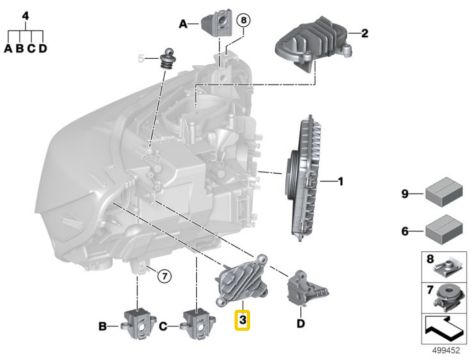 OE SATZ LED MODUL , BLINKER FÜR BMW 3 F80 M3 LCI 4 F32 LCI F82 M4 LCI F33 LCI F83 M4 LCI F36 - 5