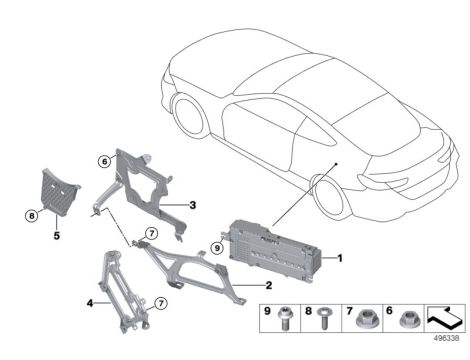 OE HARMAN BMW HIFI SYSTEM VERSTÄRKER 8 G14 G15 X5 G05 X7 G07 8779569 - 65128779569 - 6