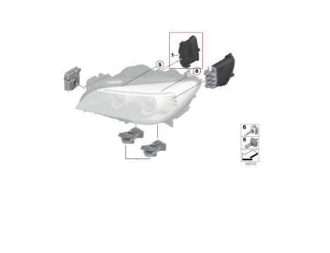 NEUE OE LED MODUL STEUERGERÄT TMS BMW F01 F02 F03 LCI ROLLS ROYCE GHOST WRAITH DAWN RR4 RR5 RR6 7440875 - 3