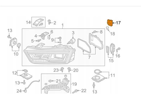 NEUE OE LED LÜFTER FÜR MATRIX LED SCHEINWERFER AUDI Q3 8U Q8 Q7 4M BMW G30 G32 G11 63117408686 - 3