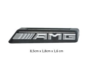 NEUE AMG LOGO ABZEICHEN Grill Kühlergrill EMBLEM MERCEDES W205 C63 W212 W117 C117 CLA45 A45 HAJP0243