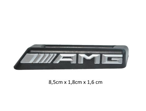 NEUE AMG LOGO ABZEICHEN Grill Kühlergrill EMBLEM MERCEDES W205 C63 W212 W117 C117 CLA45 A45 HAJP0243