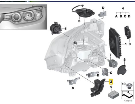 NEU OE SATZ 8X MODUL STEUERGERÄTE BMW 3 F30 F31 LCI 7419620 + 7419619 - 4