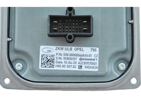 NEUE OE LED MODUL STEUERGERÄT ULB OPEL ASTRA K A2C87070001 - 39024626 - 3