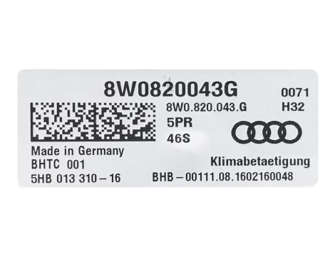 NEU OE KLIMAANLAGE PANEL KLIMAANLAGE KLIMAANLAGE AUDI A4 S4 A5 S5 RS5 Q5 SQ5 8W0820043G - 3