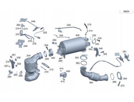 NEUER OE-SENSOR NOX-SONDE MERCEDES A W177 180D B W247 W167 GLS 350D S W223 C W206 W907 W910 SPRINTER A0009054814 - 3