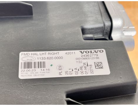 NEUE OE HALOGEN SCHEINWERFER H7 VOLVO FM FM5 LKW FMX 2020 - 23752779 , 24362779 - 3